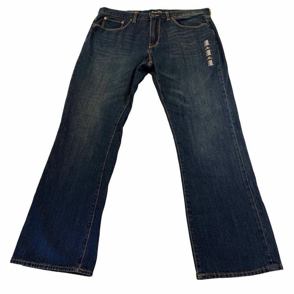 GAP Jeans Men's 38 x 32 Dark Wash Bootcut Classic Y2K Midrise 5 Pocket NEW w/TAG